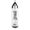 Elite Pro Leather 4ft Heavy Bag -Boxing Apparel Hub 141434 ELITE PRO LEATHER 4FT HEAVY BAG WHITE BLACK 01