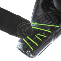 Protex Boxing Gloves - Black/Green -Boxing Apparel Hub 141461 ProtexBoxingGlove Black Green 05