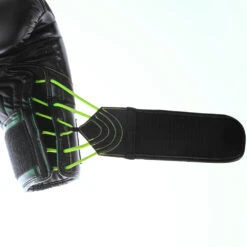 Protex Boxing Gloves - Black/Green -Boxing Apparel Hub 141461 ProtexBoxingGlove Black Green 09