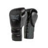 Pro Powerlock2 Fight Gloves -Boxing Apparel Hub 141467ProPowerlock2FightGloveLaces BlackGrey 1