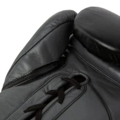 Pro Powerlock2 Fight Gloves 13 Pro Powerlock2 Fight Gloves -Boxing Apparel Hub 141467ProPowerlock2FightGloveLaces BlackGrey 6