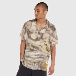 Coney Island Watercolour Camp Shirt