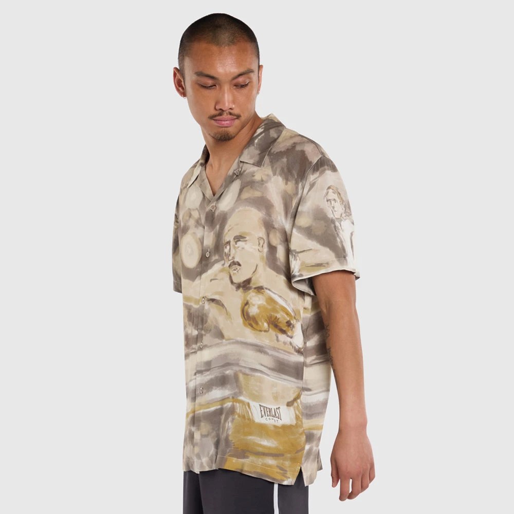 Coney Island Watercolour Camp Shirt 6 Coney Island Watercolour Camp Shirt - Image 4