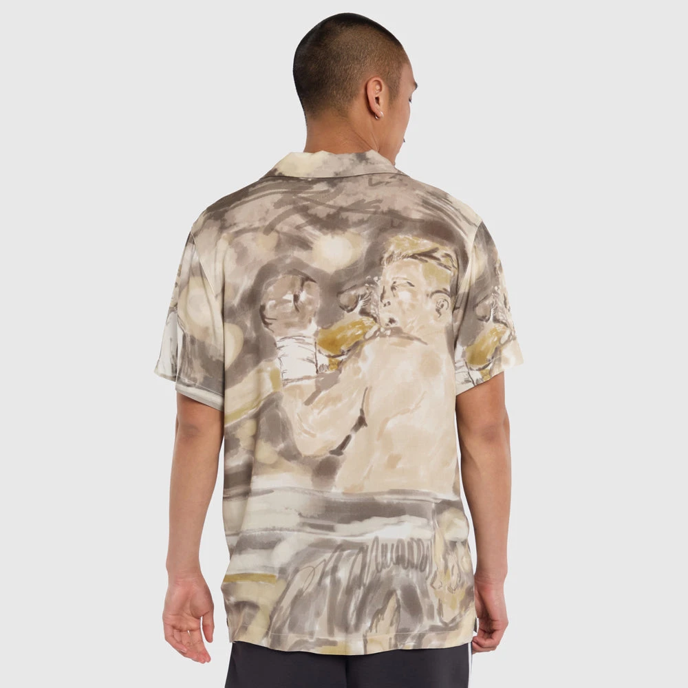 Coney Island Watercolour Camp Shirt 7 Coney Island Watercolour Camp Shirt - Image 5