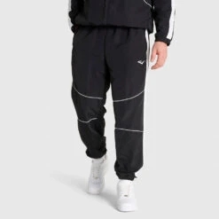 Nylon Track Pants - Black -Boxing Apparel Hub DWEMP108A DWBLK 03