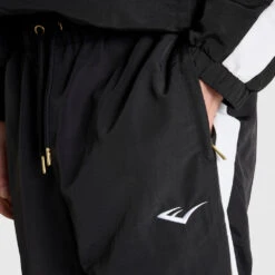 Nylon Track Pants - Black -Boxing Apparel Hub DWEMP108A DWBLK 05