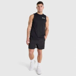 Stretch Active Shorts -Boxing Apparel Hub DWEMP113A DWBLK 4