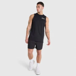 Stretch Active Shorts -Boxing Apparel Hub DWEMP113A DWBLK 7