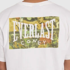Coney Island Watercolour Short Sleeve Graphic Tee - Cream -Boxing Apparel Hub DWEMT650A DWCRM 05