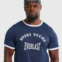 Lifters Ringer Tee - Blue -Boxing Apparel Hub DWEMT661A BLUE 01