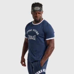 Lifters Ringer Tee - Blue -Boxing Apparel Hub DWEMT661A BLUE 04