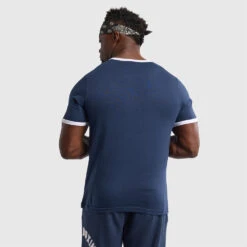 Lifters Ringer Tee - Blue -Boxing Apparel Hub DWEMT661A BLUE 06