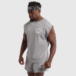 Lifters Muscle Crewneck -Boxing Apparel Hub DWEMT662A GREY 07