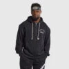 Lifters Zip Through Hoodie - Black -Boxing Apparel Hub DWEMT664A BLACK 01