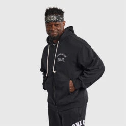 Lifters Zip Through Hoodie - Black -Boxing Apparel Hub DWEMT664A BLACK 04