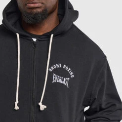 Lifters Zip Through Hoodie - Black -Boxing Apparel Hub DWEMT664A BLACK 08