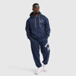 Lifters Zip Through Hoodie - Blue -Boxing Apparel Hub DWEMT664A BLUE 05