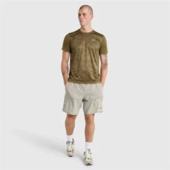 Training Set-In Sleeve Tee Olive -Boxing Apparel Hub DWEMT680A DWOLI 02