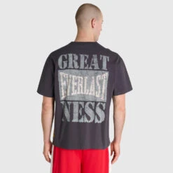 Greatness Crew Tee - Vintage Black -Boxing Apparel Hub DWEMT682A DWBLK 08