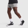 Lifters Terry Shorts - College Marle -Boxing Apparel Hub DWEMZ277A GREY 06