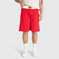 Greatness Mesh Boxing Shorts - Court Red