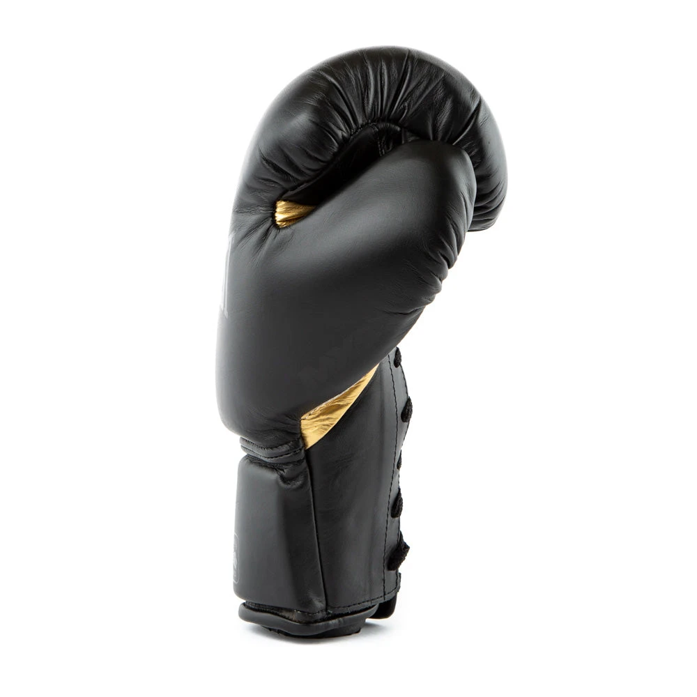 Mx2 Training Gloves 12oz Laces - Black/Gold 6 Mx2 Training Gloves 12oz Laces - Black/Gold - Image 4