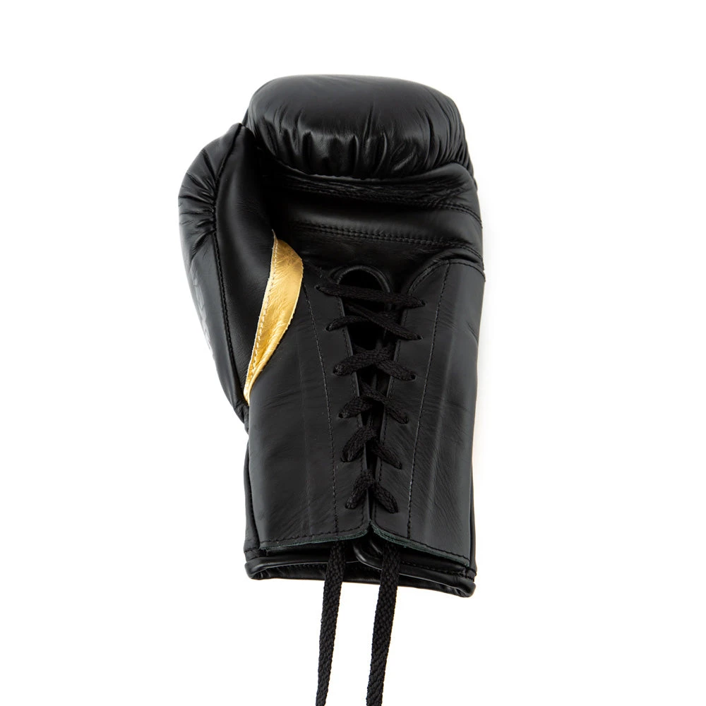 Mx2 Training Gloves 12oz Laces - Black/Gold 7 Mx2 Training Gloves 12oz Laces - Black/Gold - Image 5