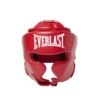 Amateur Cheek Covered Competition Headgear Red -Boxing Apparel Hub DWEQ141500 DWRED 2